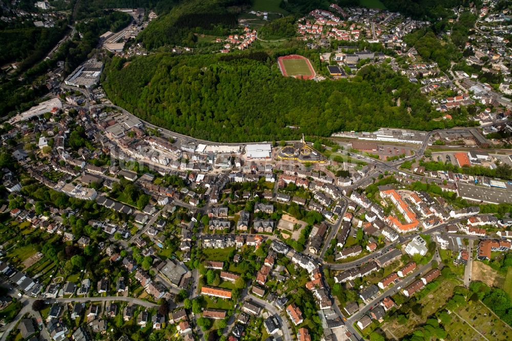 Ennepetal von oben - Ortsansicht in Ennepetal im Bundesland Nordrhein-Westfalen, Deutschland