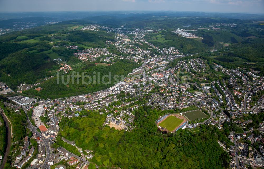 Luftaufnahme Ennepetal - Ortsansicht in Ennepetal im Bundesland Nordrhein-Westfalen, Deutschland