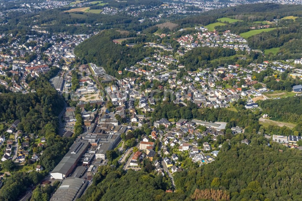 Ennepetal von oben - Ortsansicht in Ennepetal im Bundesland Nordrhein-Westfalen, Deutschland