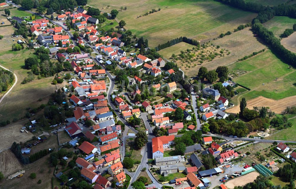 Luftbild Wilschdorf - Ortsansicht entlang der Straße Altwilschdorf in Wilschdorf im Bundesland Sachsen, Deutschland