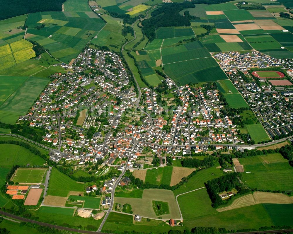 Luftaufnahme Erbach - Ortsansicht in Erbach im Bundesland Hessen, Deutschland