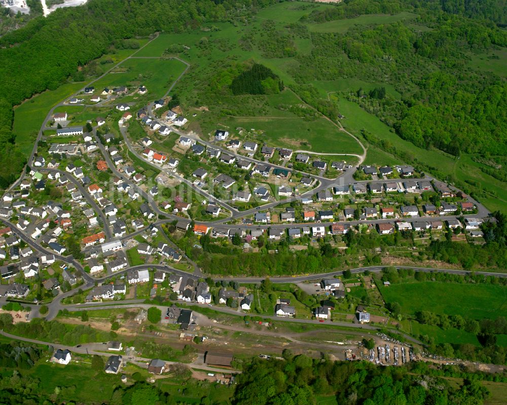 Luftbild Erdbach - Ortsansicht in Erdbach im Bundesland Hessen, Deutschland