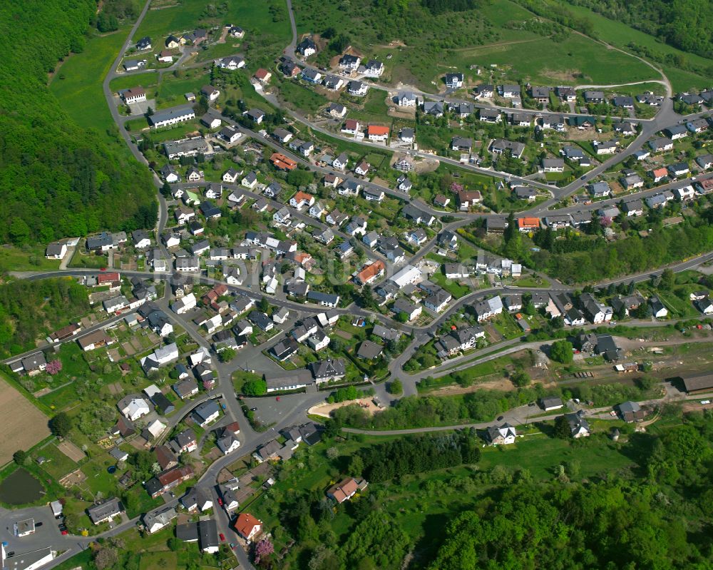 Luftaufnahme Erdbach - Ortsansicht in Erdbach im Bundesland Hessen, Deutschland