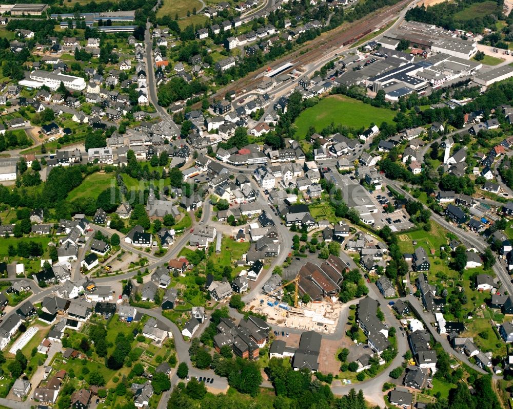 Luftbild Erndtebrück - Ortsansicht in Erndtebrück im Bundesland Nordrhein-Westfalen, Deutschland