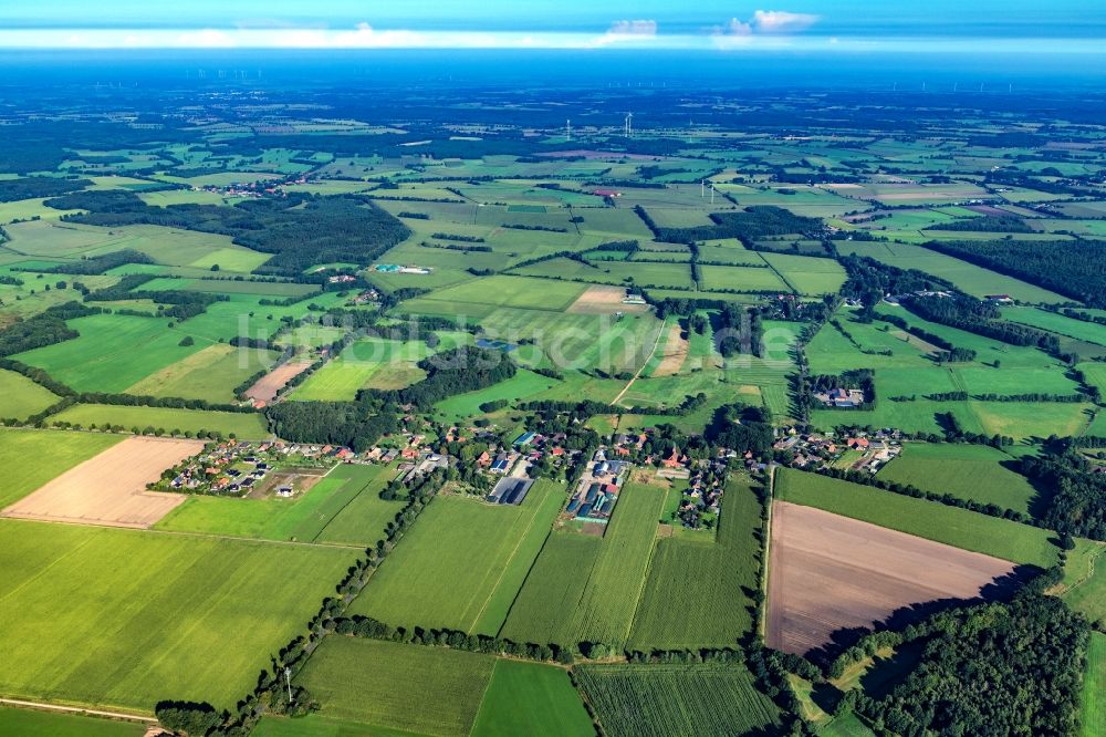 Luftbild Farven - Ortsansicht in Farven im Bundesland Niedersachsen, Deutschland