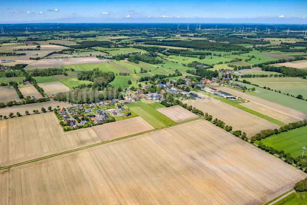 Luftaufnahme Farven - Ortsansicht in Farven im Bundesland Niedersachsen, Deutschland