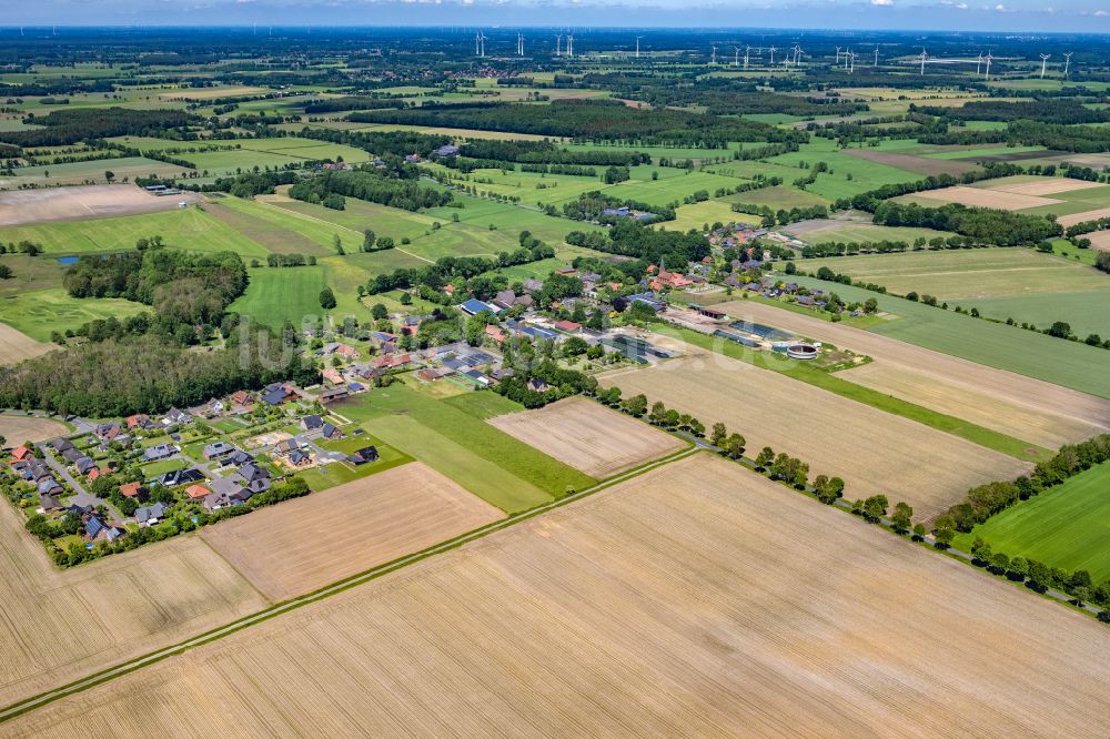 Farven von oben - Ortsansicht in Farven im Bundesland Niedersachsen, Deutschland