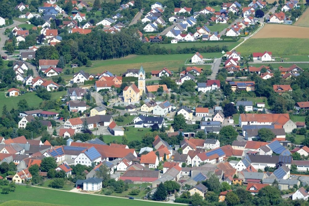 Finningen von oben - Ortsansicht von Finningen im Bundesland Bayern