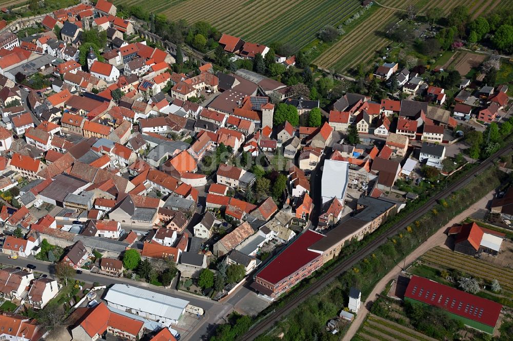 Flörsheim - Dalsheim von oben - Ortsansicht vom Flörsheim-Dalsheim im Bundesland Rheinland-Pfalz