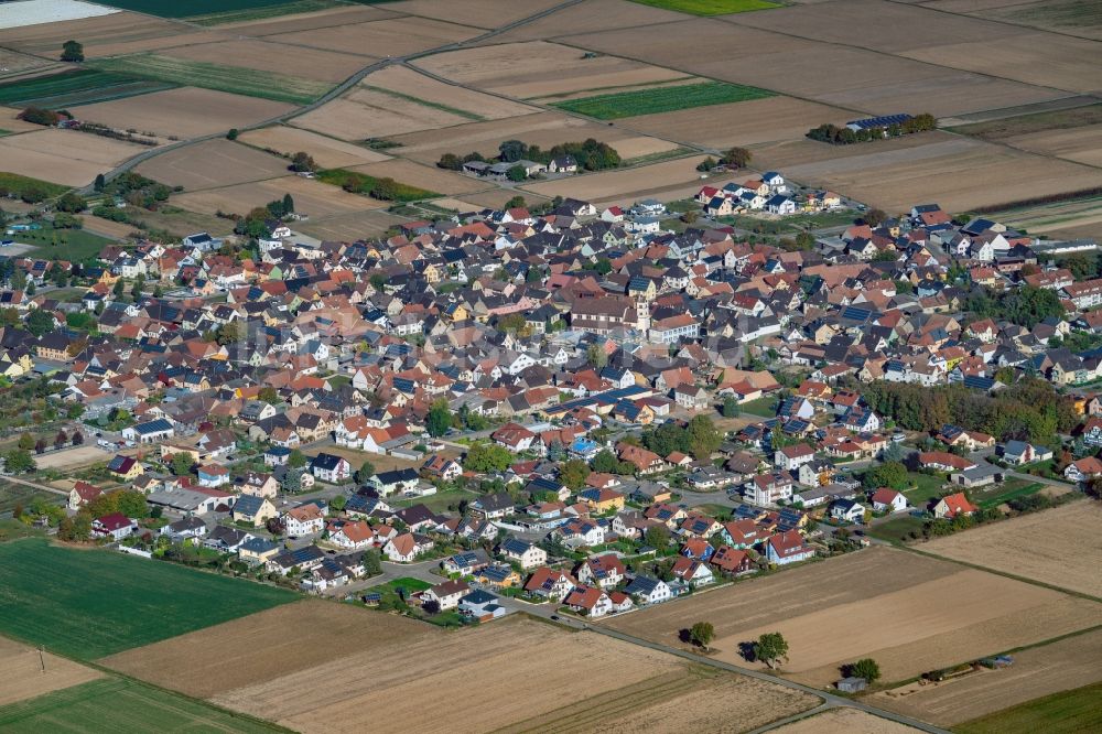 Forchheim von oben - Ortsansicht in Forchheim im Bundesland Baden-Württemberg