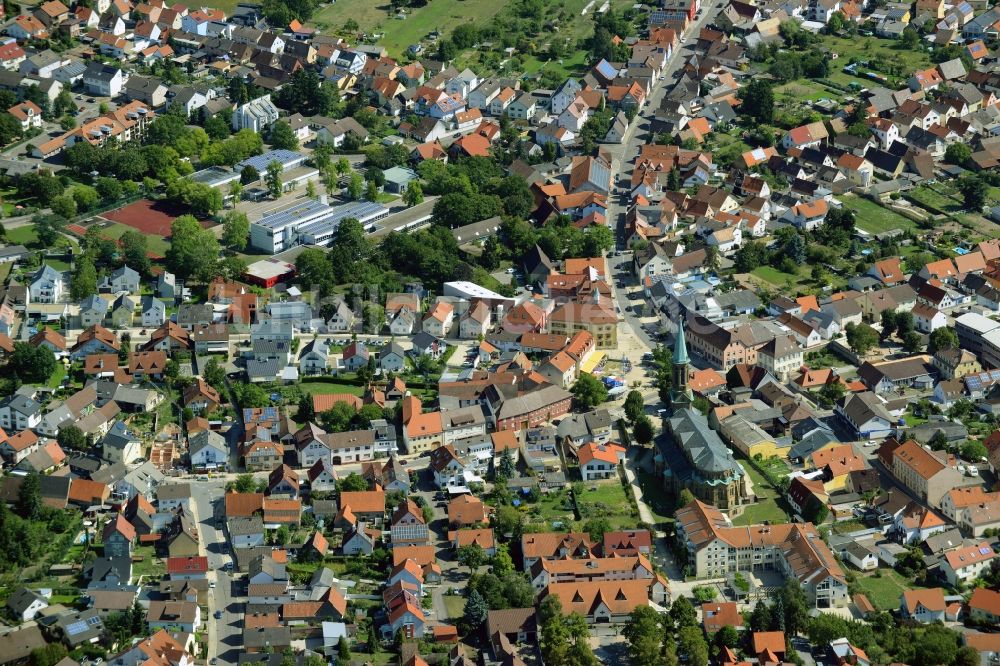 Forst von oben - Ortsansicht in Forst im Bundesland Baden-Württemberg