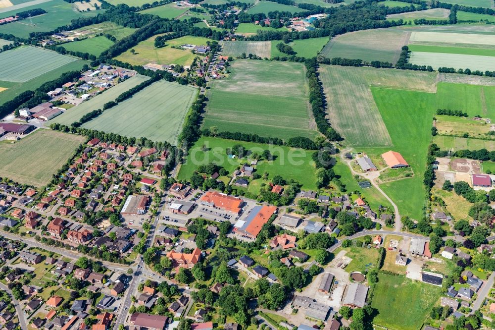 Luftbild Fredenbeck - Ortsansicht in Fredenbeck im Bundesland Niedersachsen, Deutschland