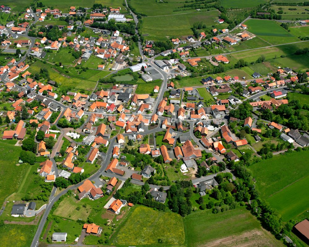 Luftaufnahme Freiensteinau - Ortsansicht in Freiensteinau im Bundesland Hessen, Deutschland