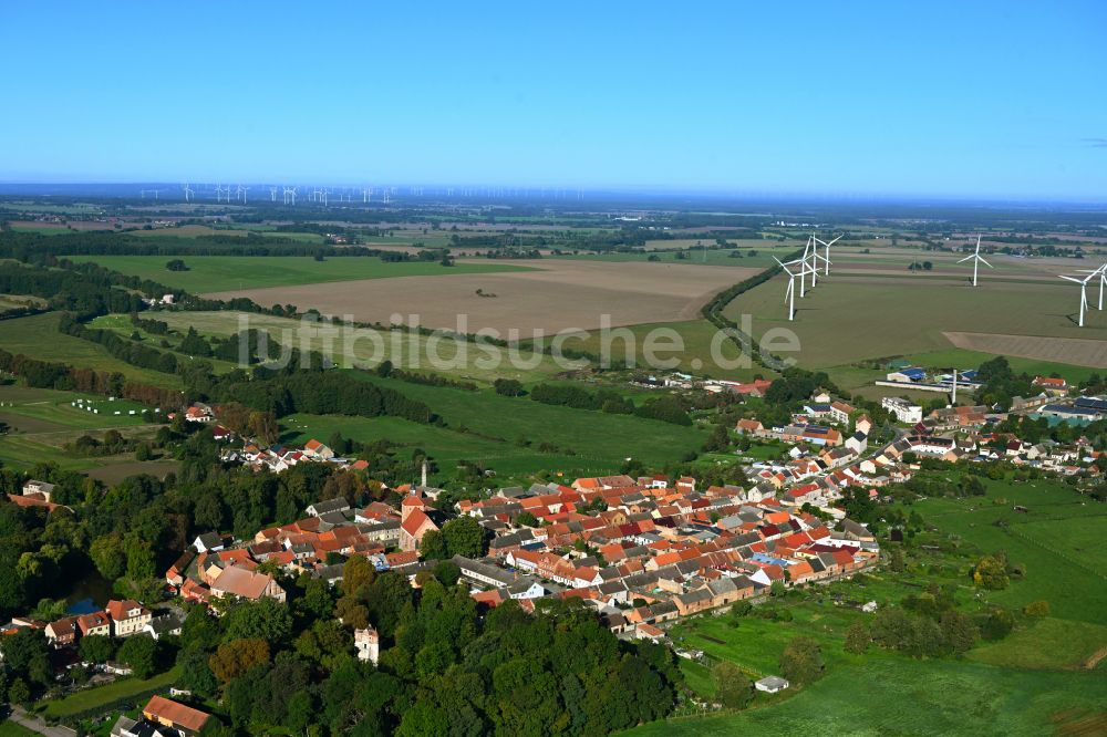 Luftbild Freyenstein - Ortsansicht in Freyenstein im Bundesland Brandenburg, Deutschland