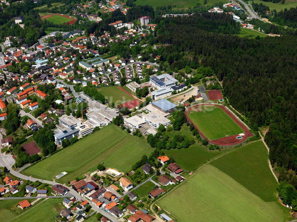 Freyung aus der Vogelperspektive: Ortsansicht in Freyung im Bundesland Bayern, Deutschland