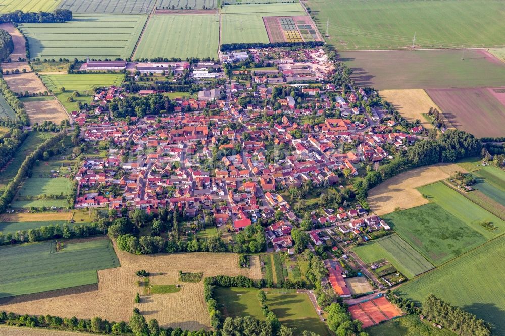 Luftbild Friemar - Ortsansicht in Friemar im Bundesland Thüringen, Deutschland