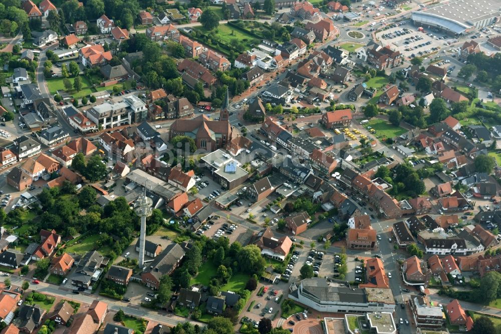 Luftaufnahme Friesoythe - Ortsansicht in Friesoythe im Bundesland Niedersachsen