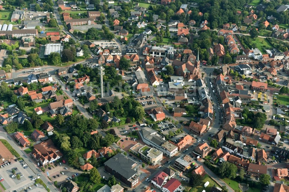 Friesoythe von oben - Ortsansicht in Friesoythe im Bundesland Niedersachsen