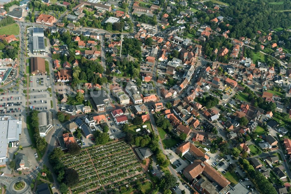 Luftbild Friesoythe - Ortsansicht in Friesoythe im Bundesland Niedersachsen