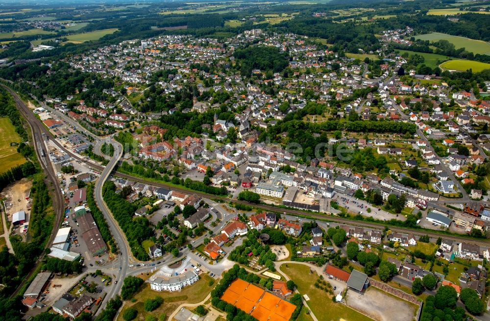 Fröndenberg/Ruhr von oben - Ortsansicht in Fröndenberg/Ruhr im Bundesland Nordrhein-Westfalen