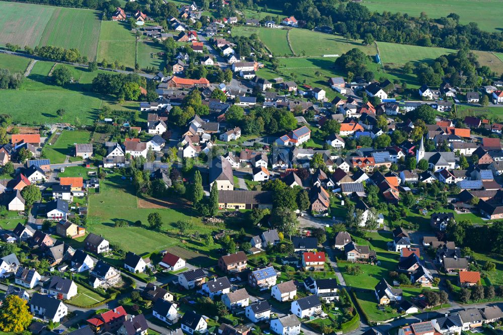 Fürstenau aus der Vogelperspektive: Ortsansicht in Fürstenau im Bundesland Nordrhein-Westfalen, Deutschland