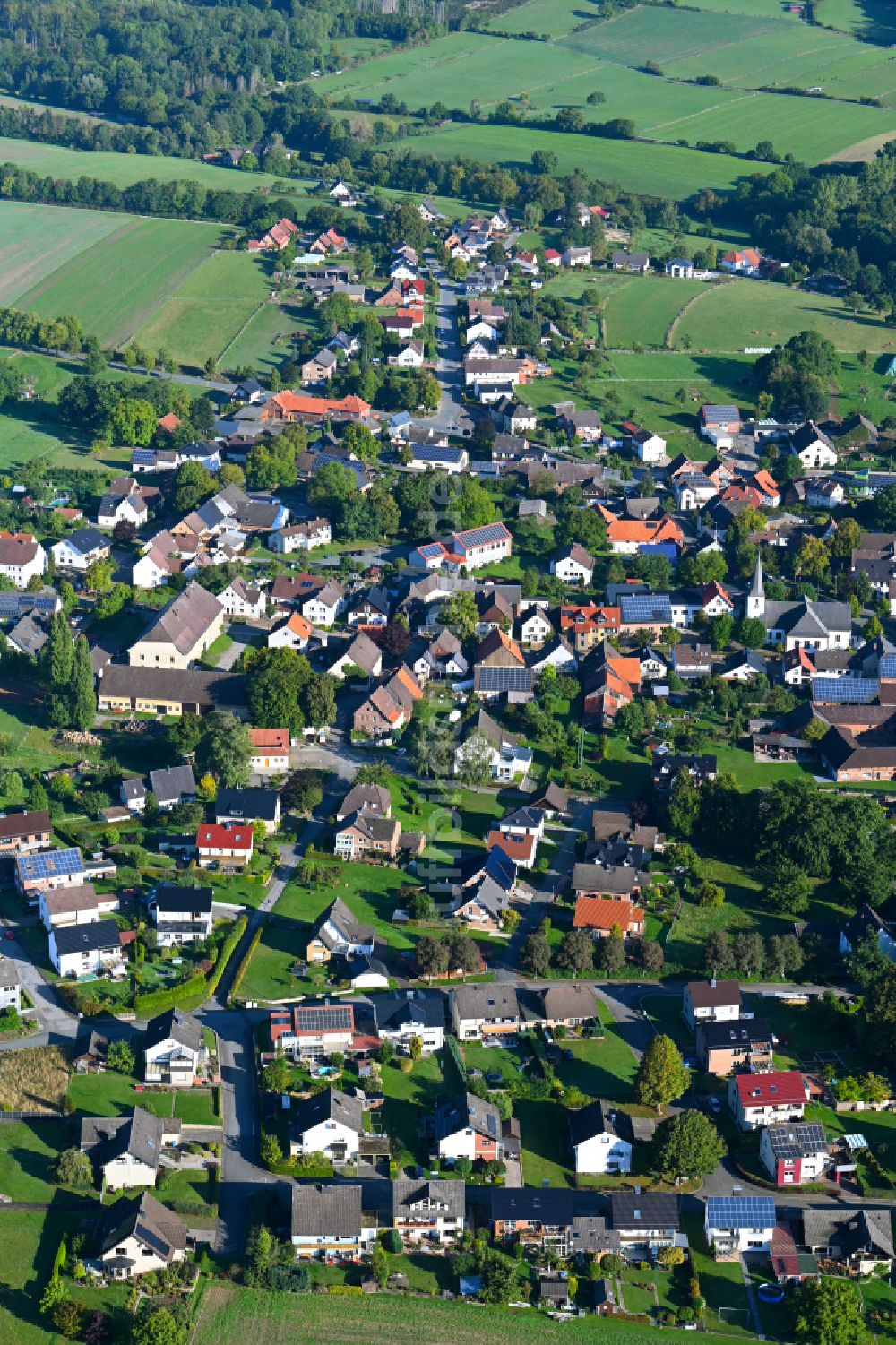 Luftbild Fürstenau - Ortsansicht in Fürstenau im Bundesland Nordrhein-Westfalen, Deutschland