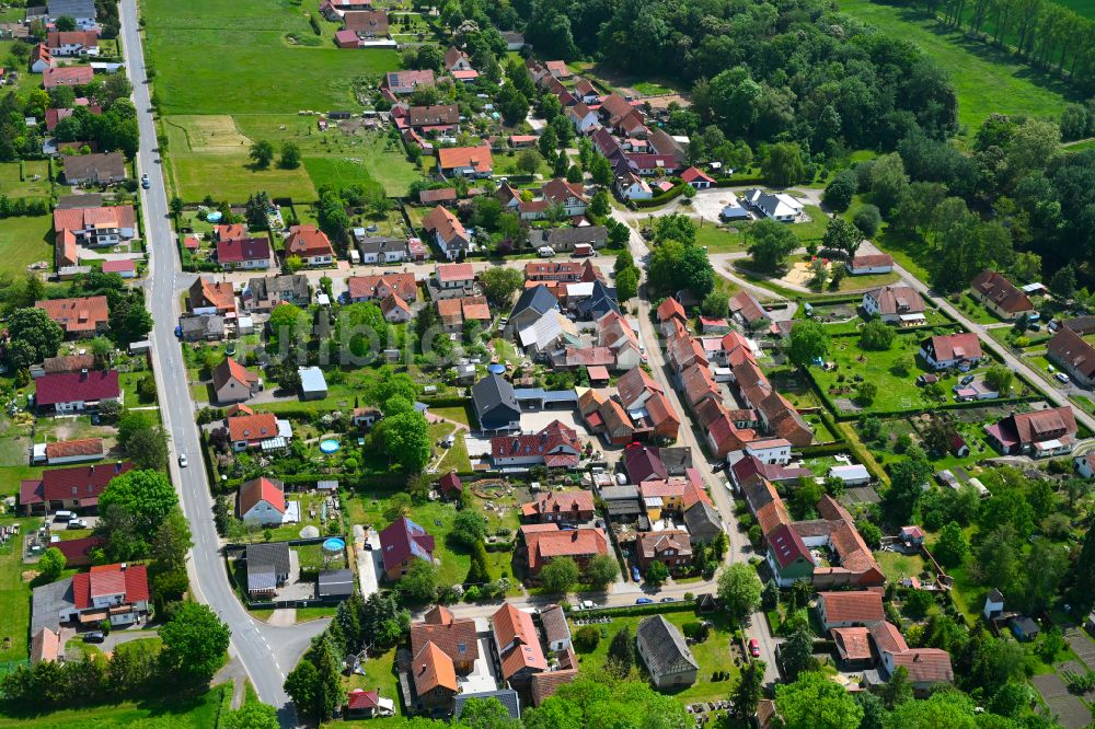 Luftbild Gangloffsömmern - Ortsansicht in Gangloffsömmern im Bundesland Thüringen, Deutschland