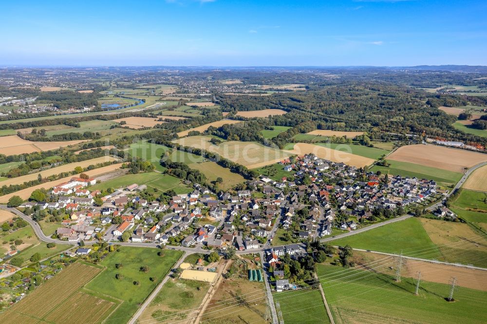 Garenfeld von oben - Ortsansicht in Garenfeld im Bundesland Nordrhein-Westfalen, Deutschland