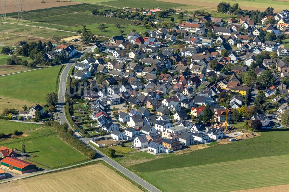 Luftaufnahme Garenfeld - Ortsansicht in Garenfeld im Bundesland Nordrhein-Westfalen, Deutschland