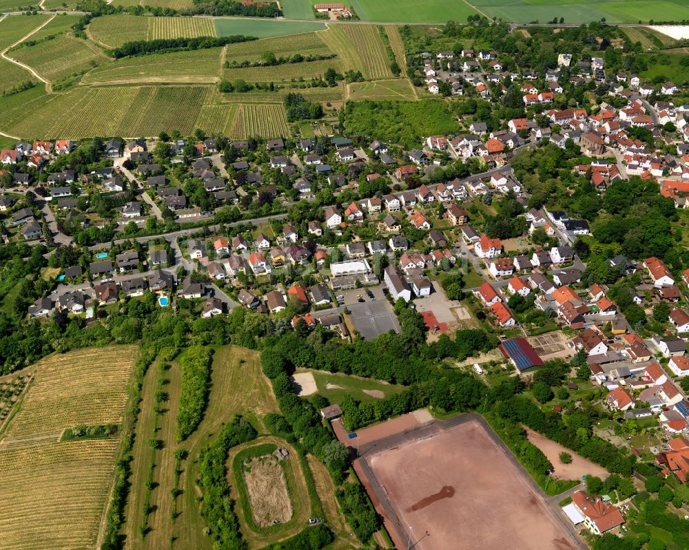 Luftbild Gau-Bischofsheim - Ortsansicht von Gau-Bischofsheim im Bundesland Rheinland-Pfalz