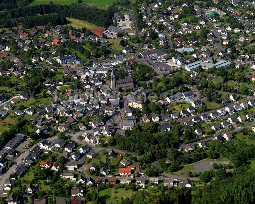 Luftbild Gebhardshain - Ortsansicht von in Gebhardshain im Bundesland Rheinland-Pfalz