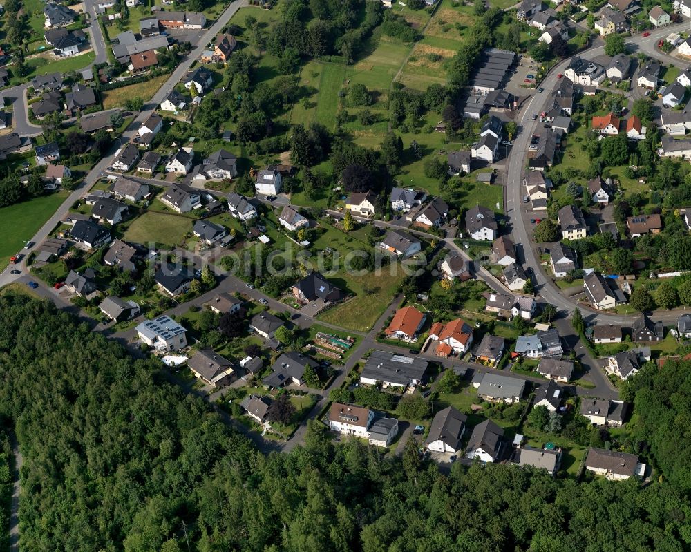 Luftaufnahme Gebhardshain - Ortsansicht von in Gebhardshain im Bundesland Rheinland-Pfalz