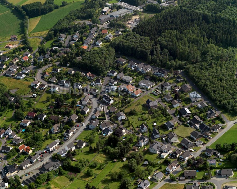 Luftaufnahme Gebhardshain - Ortsansicht von in Gebhardshain im Bundesland Rheinland-Pfalz