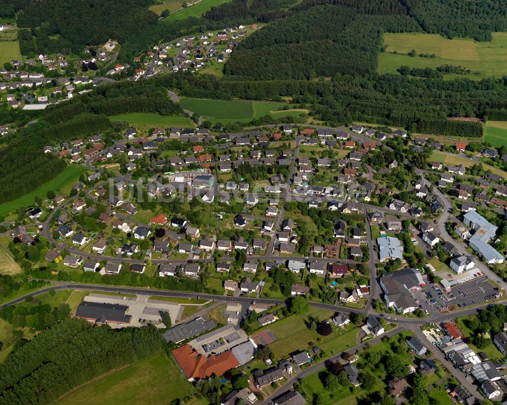 Gebhardshain von oben - Ortsansicht von in Gebhardshain im Bundesland Rheinland-Pfalz