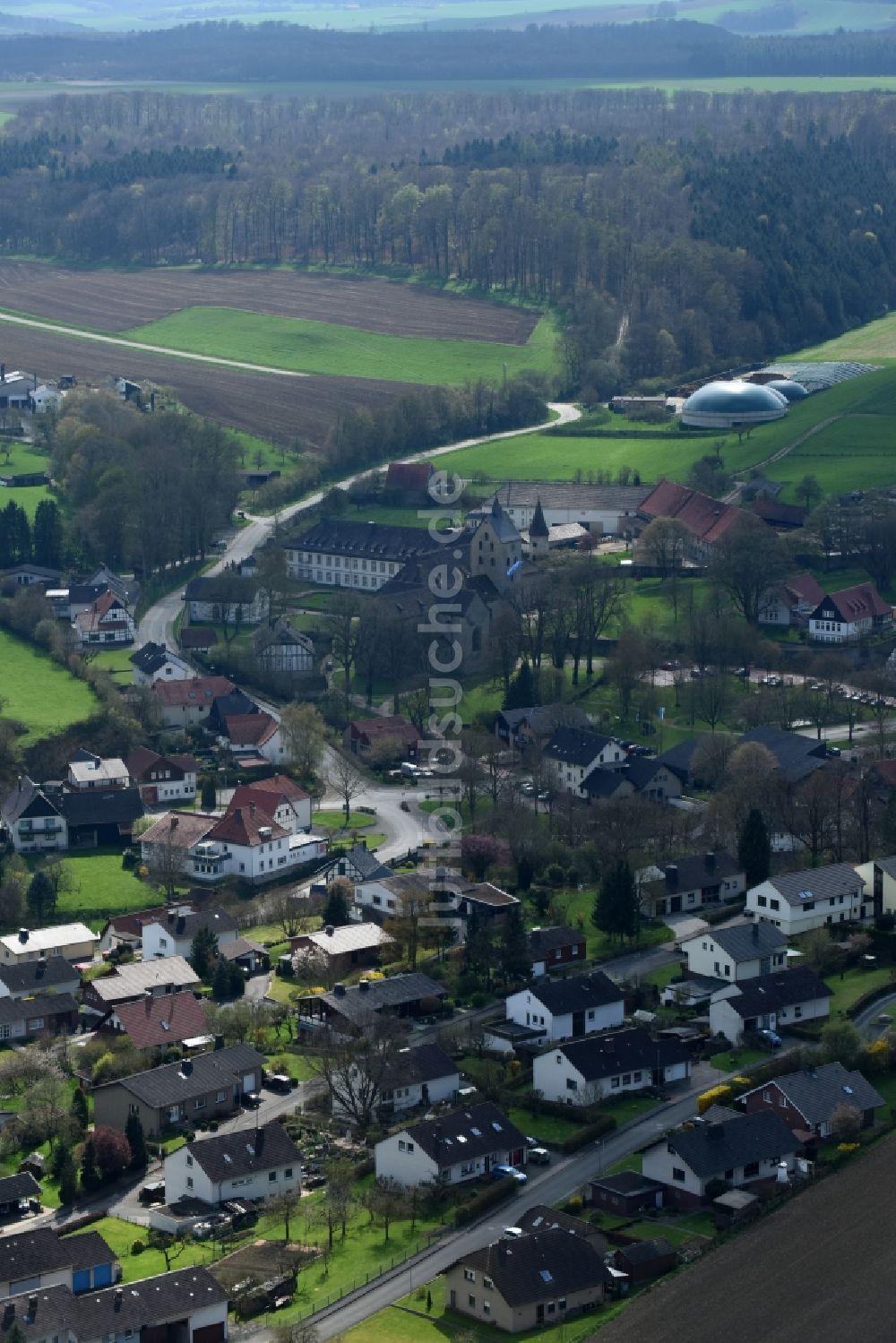 Luftbild Gehrden - Ortsansicht in Gehrden im Bundesland Nordrhein-Westfalen