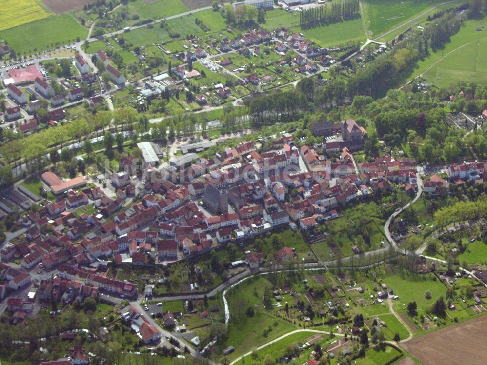 Luftaufnahme Geisa - Ortsansicht in Geisa im Bundesland Thüringen, Deutschland