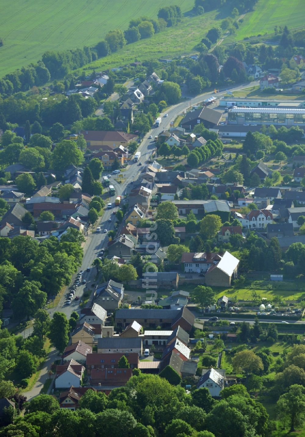 Luftbild Löwenberger Land - Ortsansicht der Gemeinde Löwenberger Land im Bundesland Brandenburg