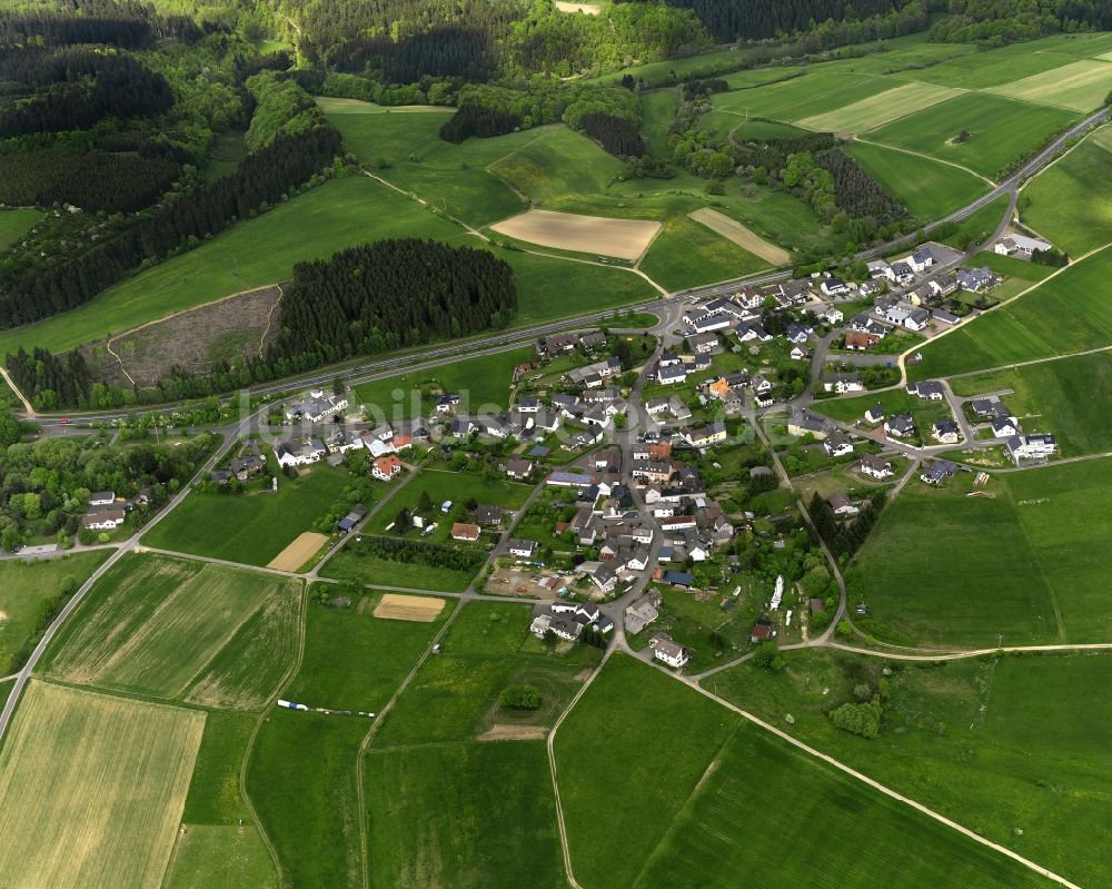 Luftbild Wiesemscheid - Ortsansicht der Gemeinde Wiesemscheid im Bundesland Rheinland-Pfalz