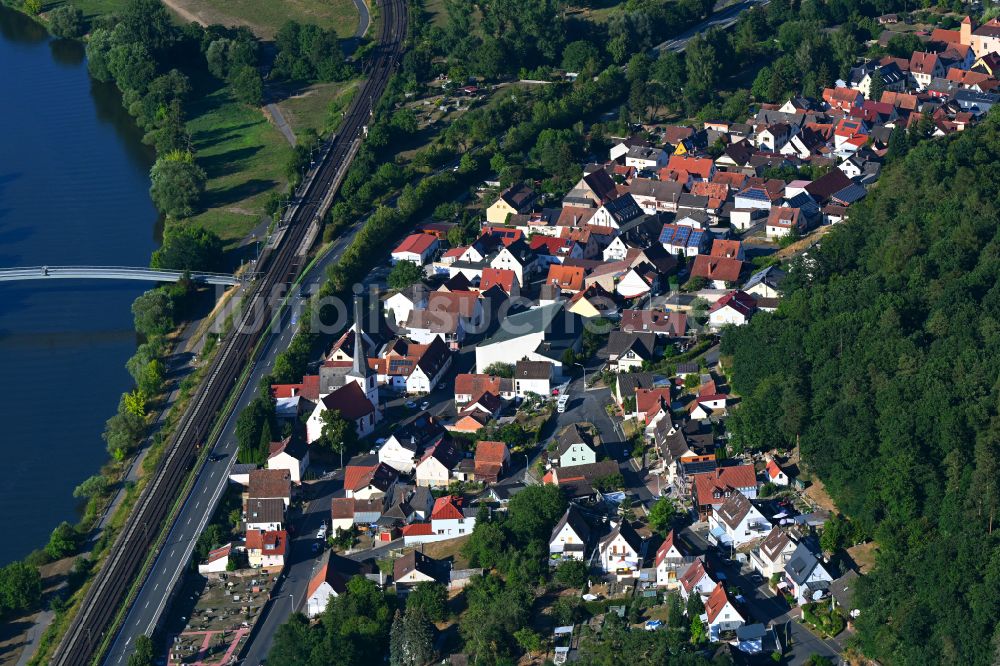 Luftbild Gemünden am Main - Ortsansicht in Gemünden am Main im Bundesland Bayern, Deutschland