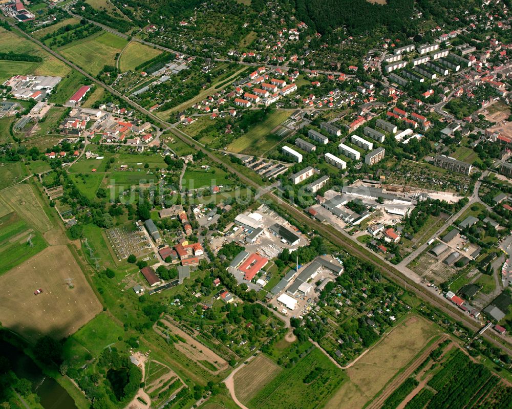 Luftaufnahme Gera - Ortsansicht in Gera im Bundesland Thüringen, Deutschland