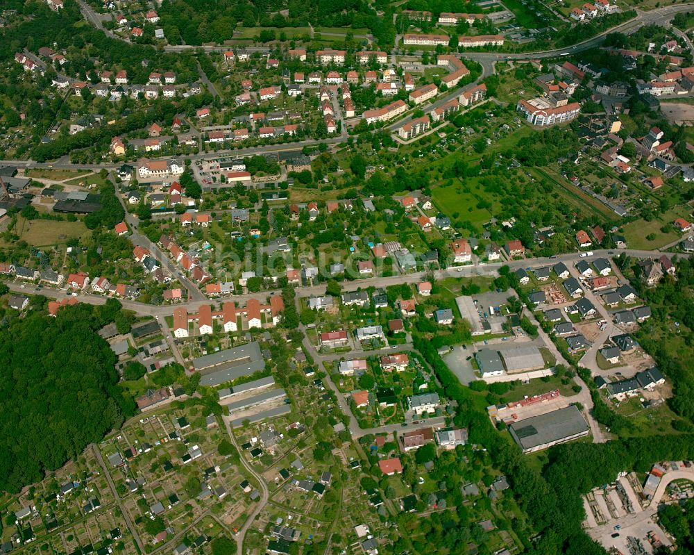 Gera von oben - Ortsansicht in Gera im Bundesland Thüringen, Deutschland