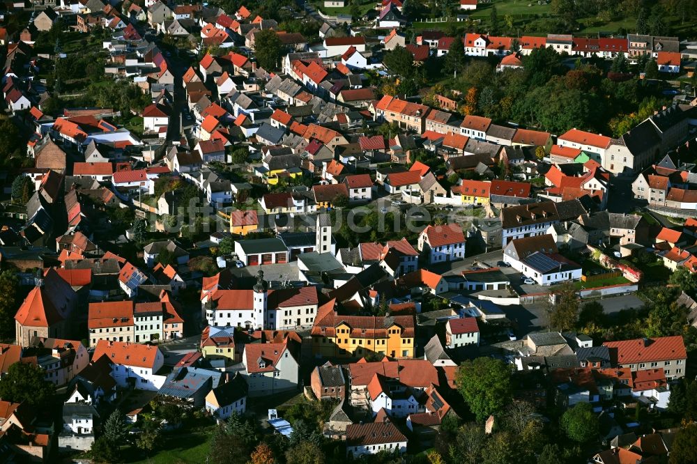 Luftbild Gerbstedt - Ortsansicht in Gerbstedt im Bundesland Sachsen-Anhalt, Deutschland