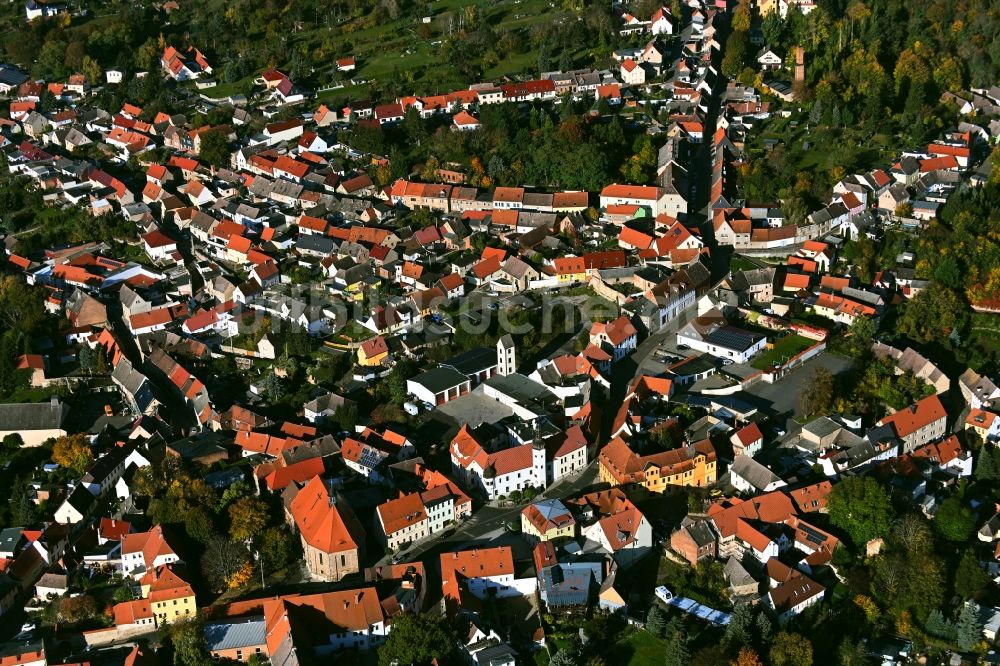 Luftaufnahme Gerbstedt - Ortsansicht in Gerbstedt im Bundesland Sachsen-Anhalt, Deutschland