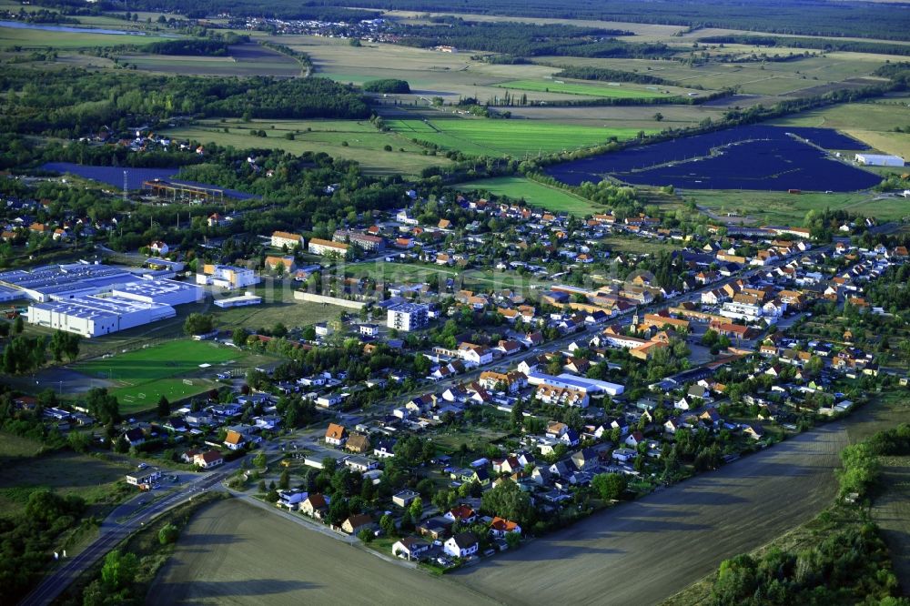 Gerwisch von oben - Ortsansicht in Gerwisch im Bundesland Sachsen-Anhalt, Deutschland