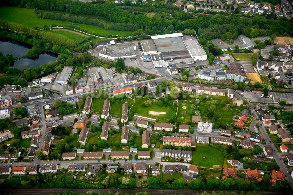 Gevelsberg aus der Vogelperspektive: Ortsansicht von Gevelsberg im