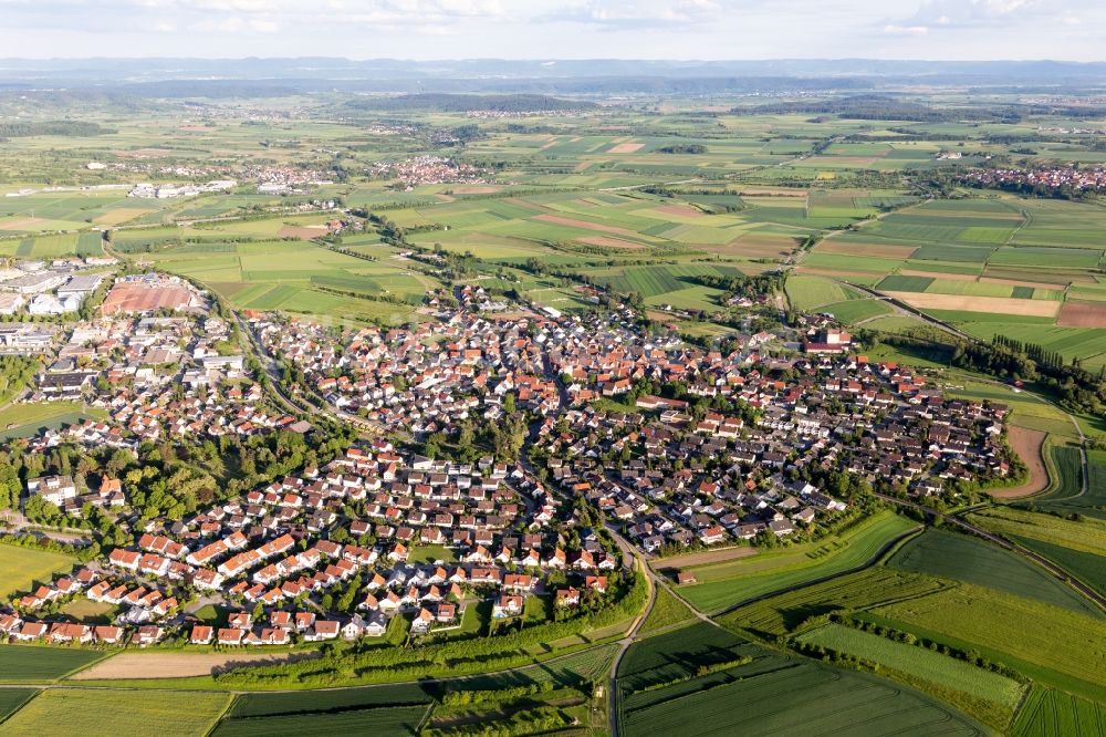 Luftbild Gültstein - Ortsansicht in Gültstein im Bundesland Baden-Württemberg, Deutschland