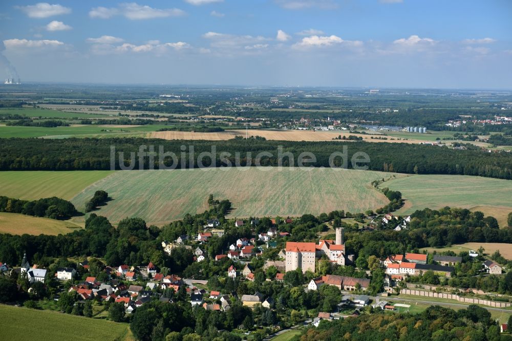 Luftaufnahme Gnandstein - Ortsansicht in Gnandstein im Bundesland Sachsen