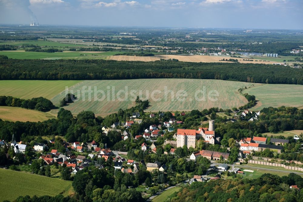 Gnandstein von oben - Ortsansicht in Gnandstein im Bundesland Sachsen