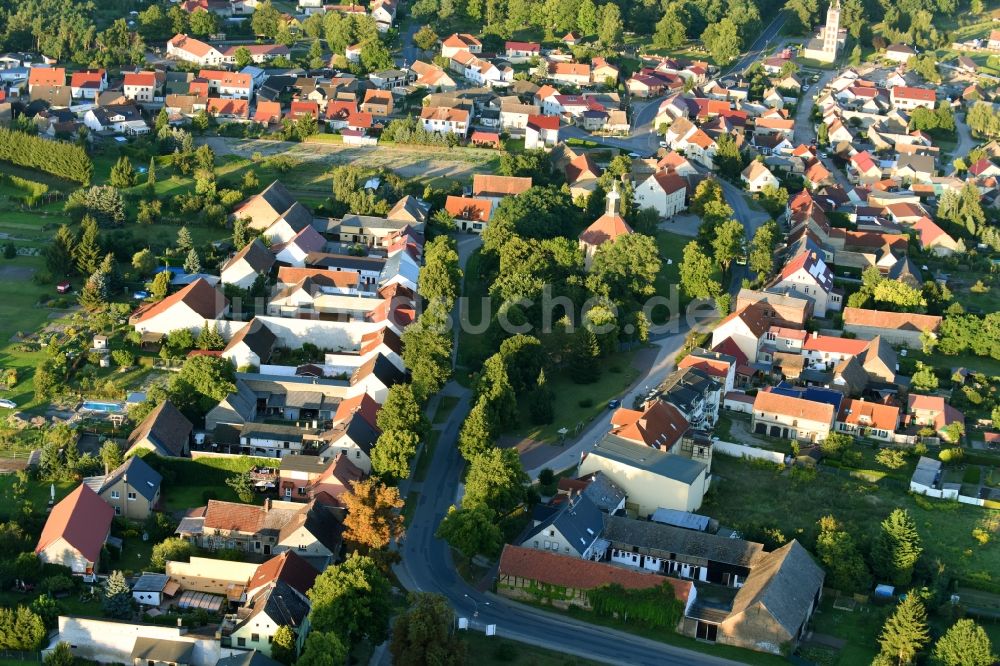 Golzow von oben - Ortsansicht in Golzow im Bundesland Brandenburg, Deutschland