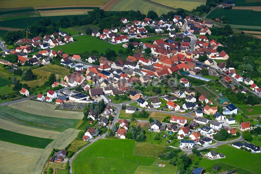 Luftaufnahme Gosberg - Ortsansicht in Gosberg im Bundesland Bayern, Deutschland